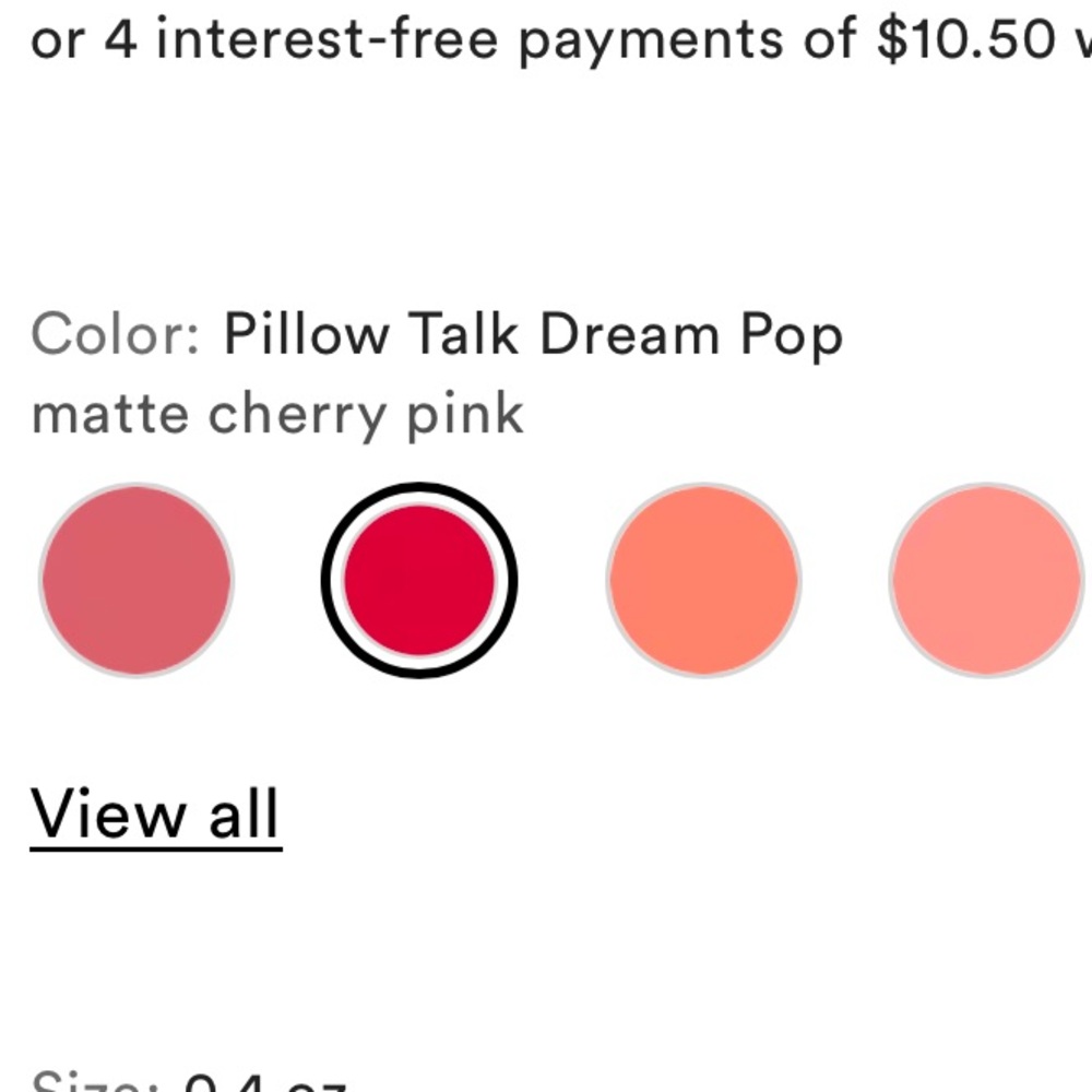 Charlotte Tilbury ‘Pillow Talk Dream Pop’ Matte Beauty Blush Wand - Picture 9 of 9